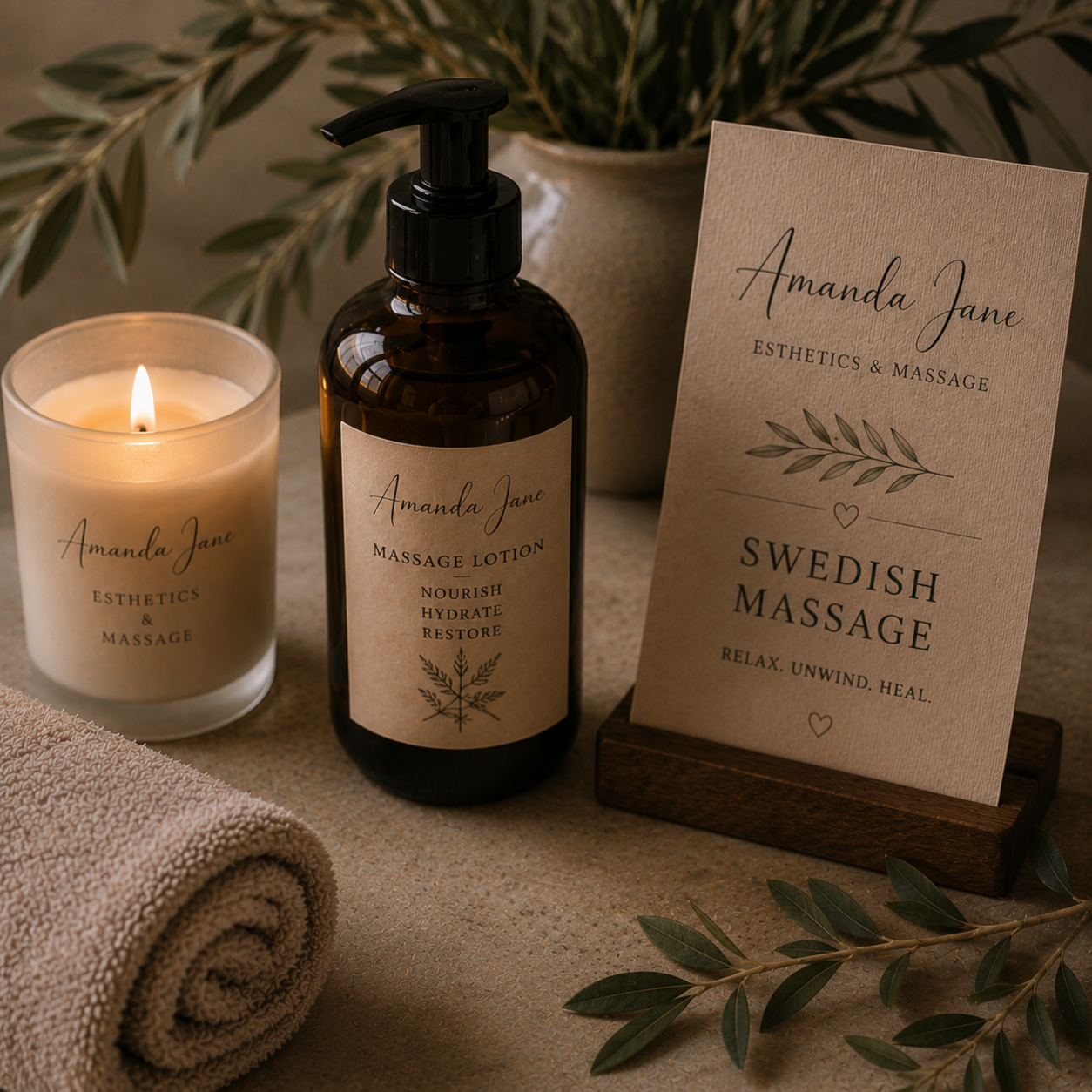Swedish Massage 90 Min at Amanda Jane Esthetics & Massage in Salado, TX