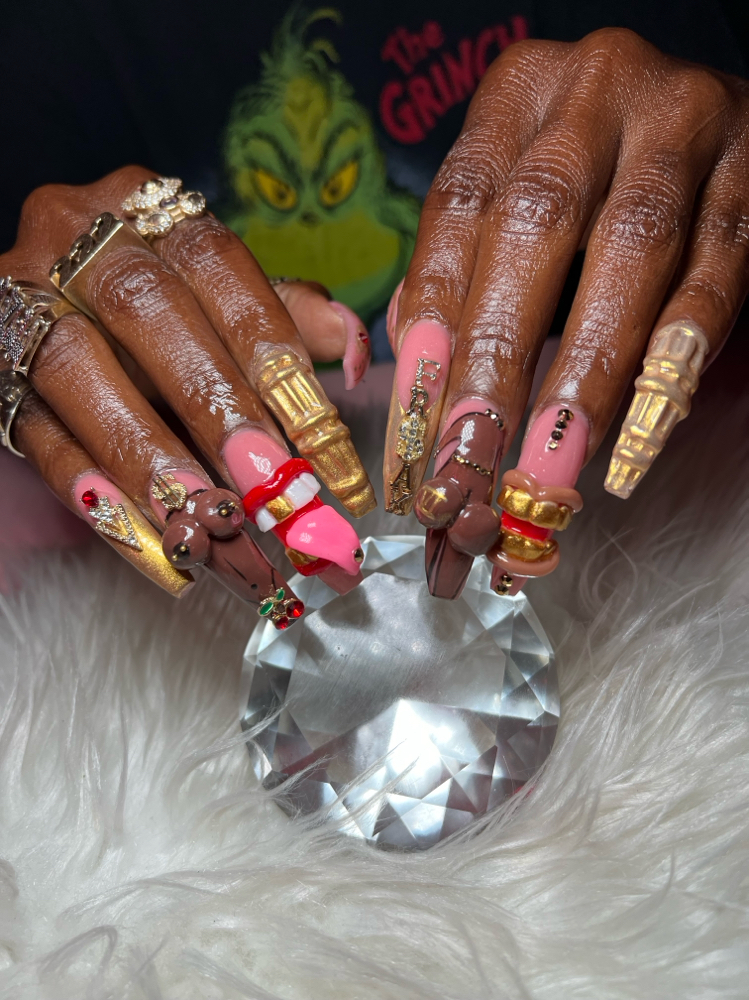 3D Nail Art at Nailz By Holliwood in los Angelos, CA