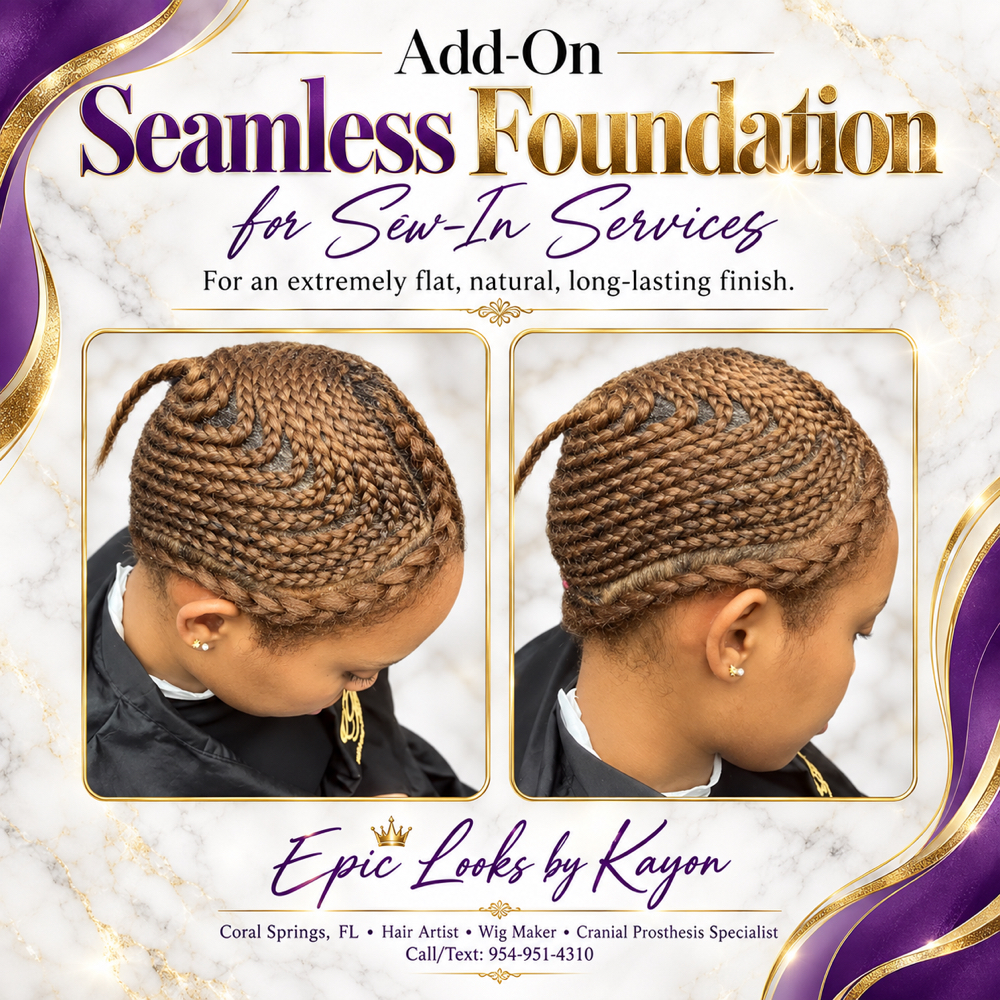 Add - On Seamless Foundation at Epic Looks Hair And Wigs Collection in Coral Springs, FL