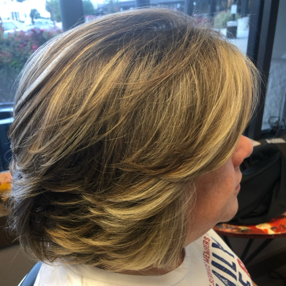 Partial Highlights & Lowlights at REBEL Beauty By Brandalyn in Coppell, TX