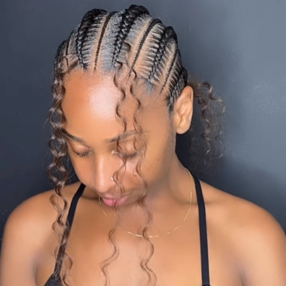 Feed In Stitch Braids at Miracles by Mia in Phoenix, AZ