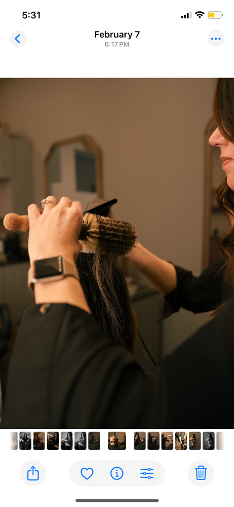 Wash and blow dry