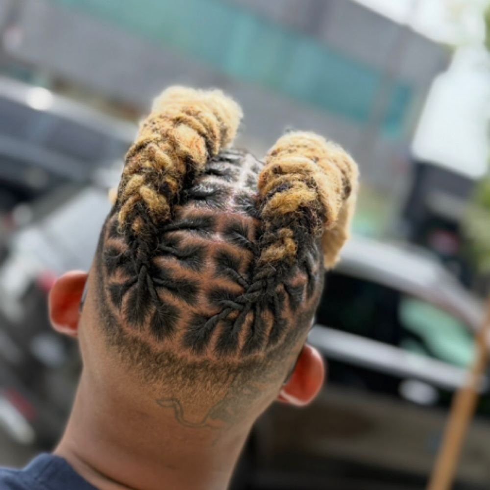 Half Head Loc Services at Ecstatic Crowns in Inglewood, CA