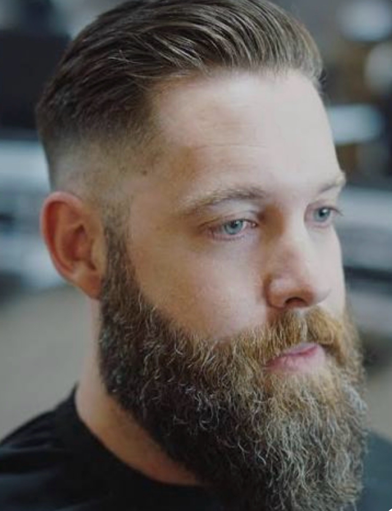 Mens Haircut And Beard Trim Combo