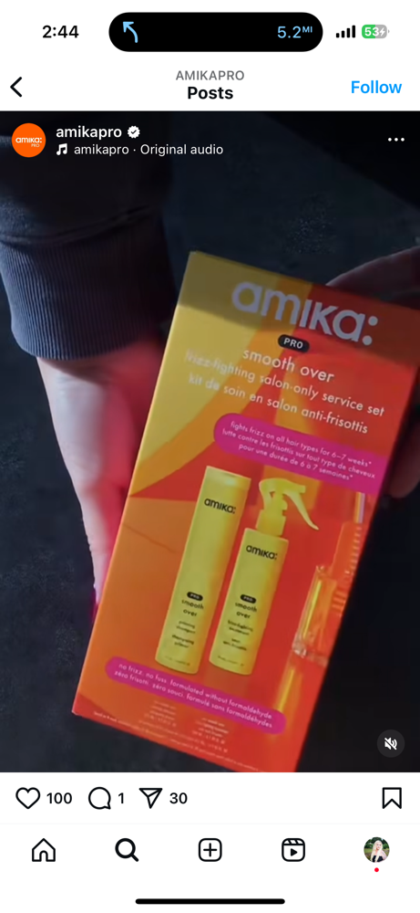 Amika Smoothing Curl Treatment