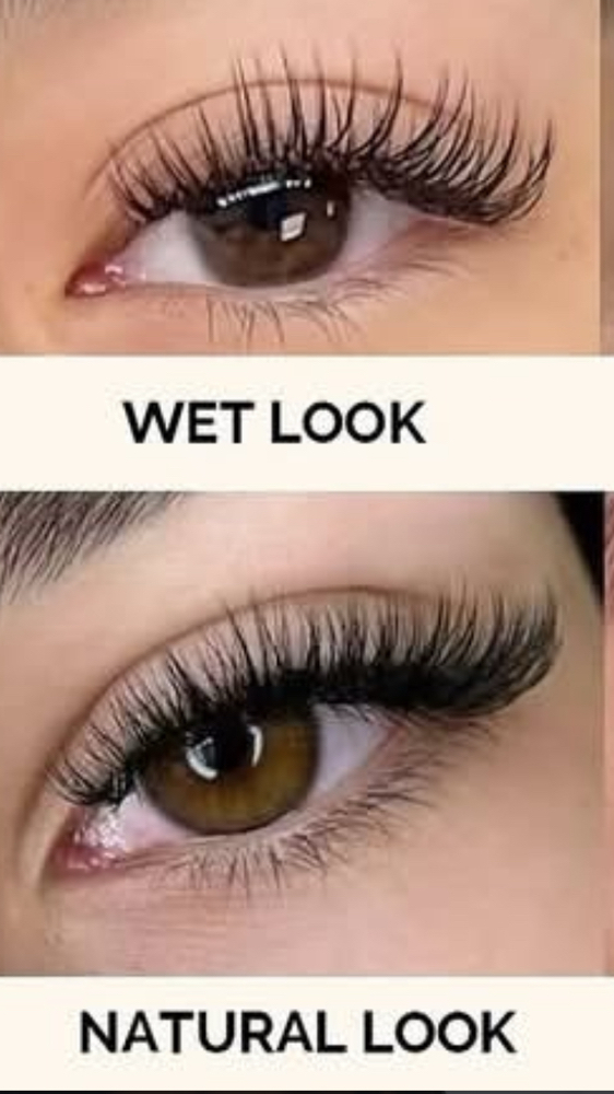Wispy/Wet Style-Lash Extensions