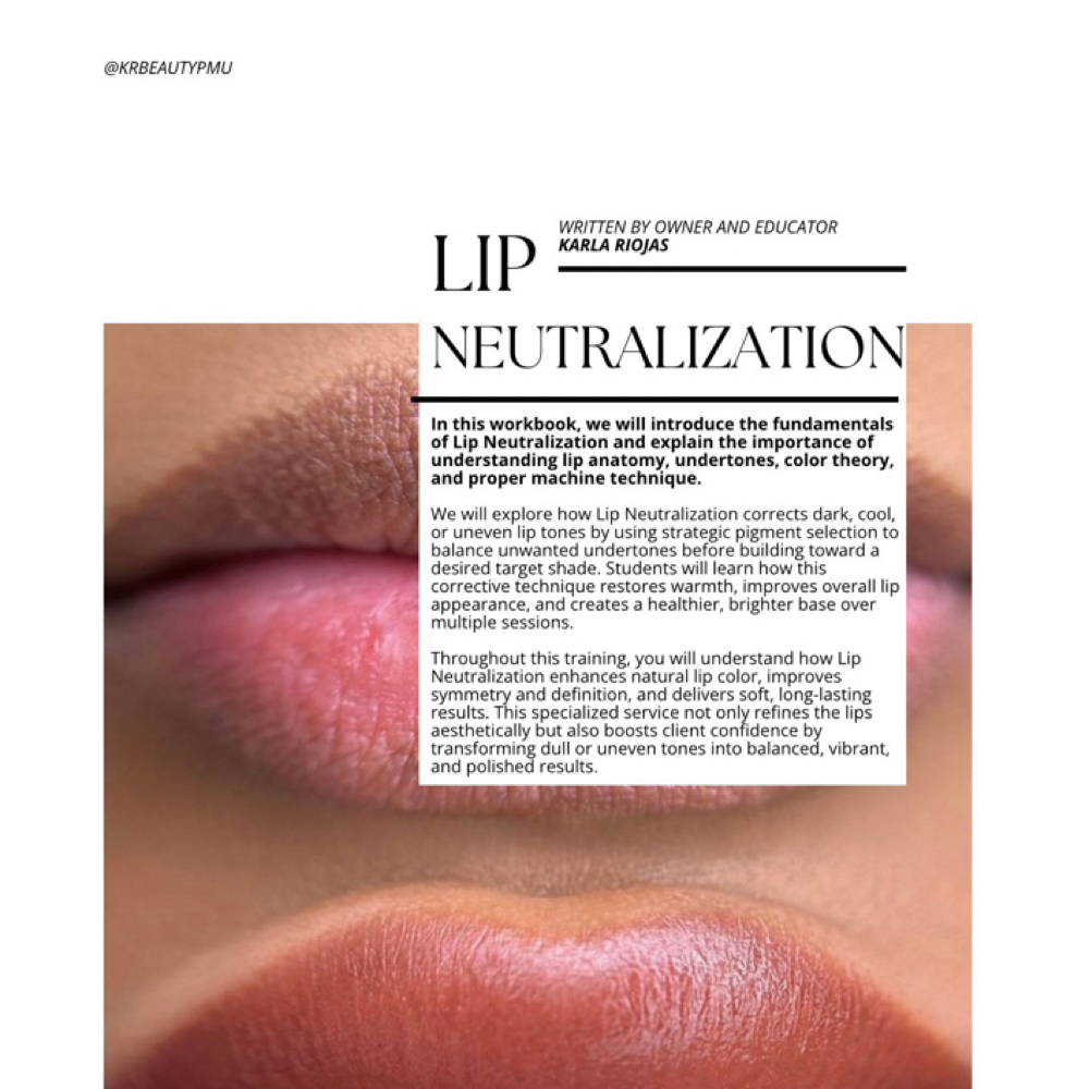 1:1 Lip Neutralization Course-1 Day at KR BEAUTY STUDIO & ACADEMY in El Paso, TX