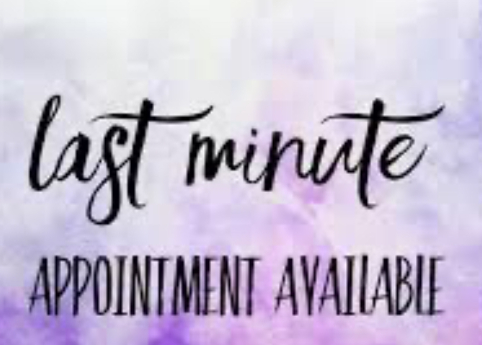 Last Miunte Appointments