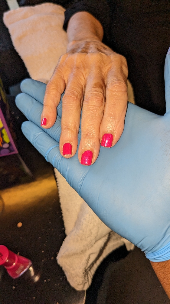 Dazzle Dry Luxury Mani at Deezgoodnailz in Timonium, MD