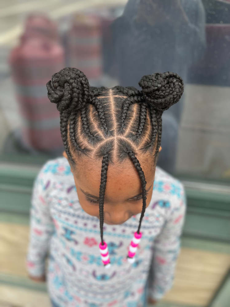 Cornrows With Hair Added