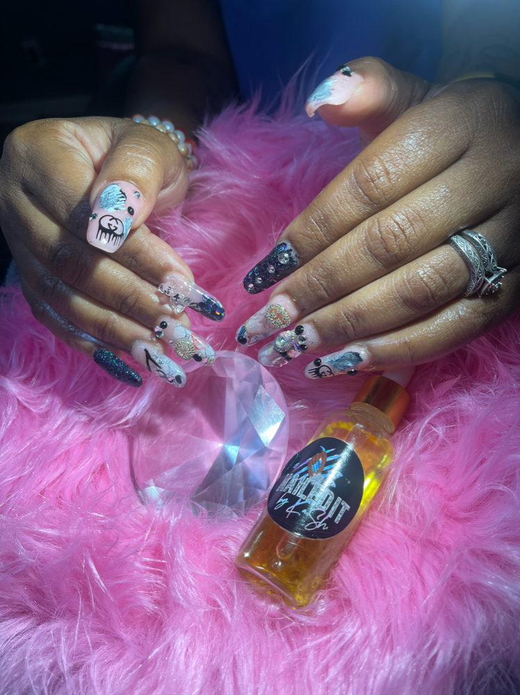 Freestyle Full Set at Nailed It by Ka.Sh. in Fayetteville, NC