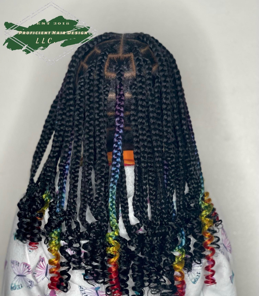 Girls Med/Lrg Knotless(Age 7-12)