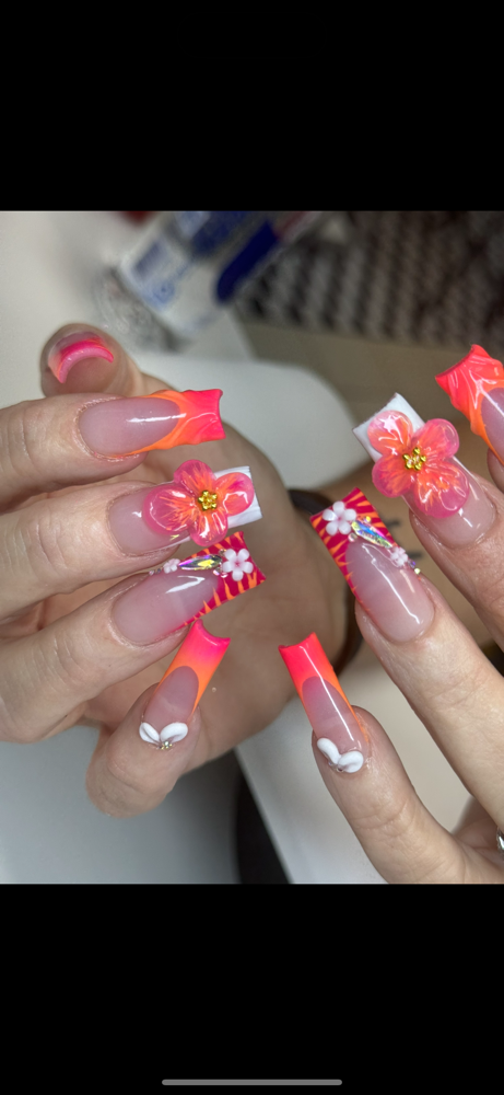 XXL Acrylic Set W/ Design