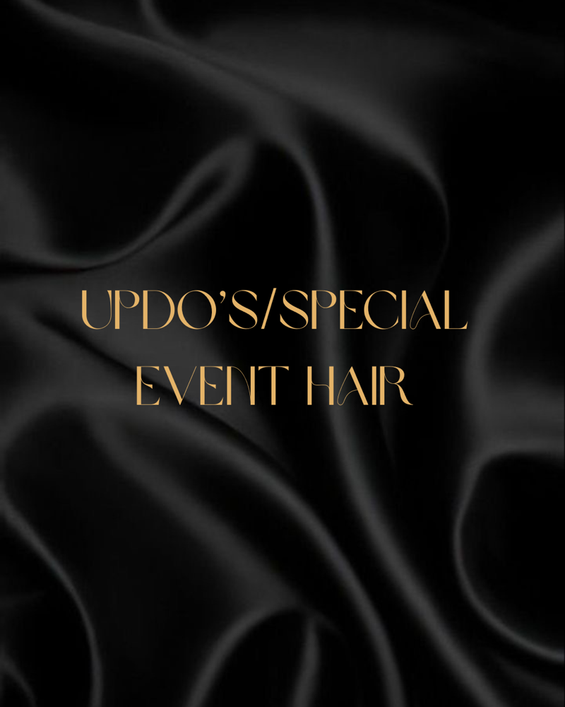 Updo’s/ Special Event Hair