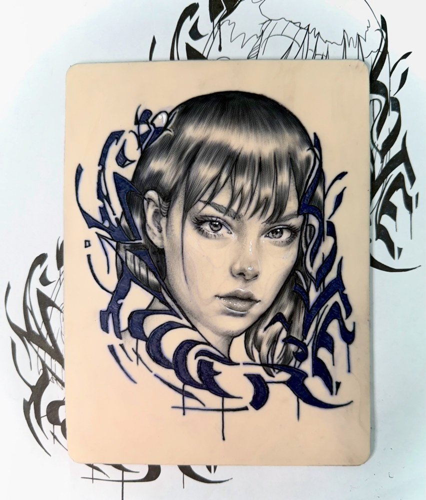 Realism Black And Gray at Heavenly Loves Tattoos in Twentynine Palms, CA