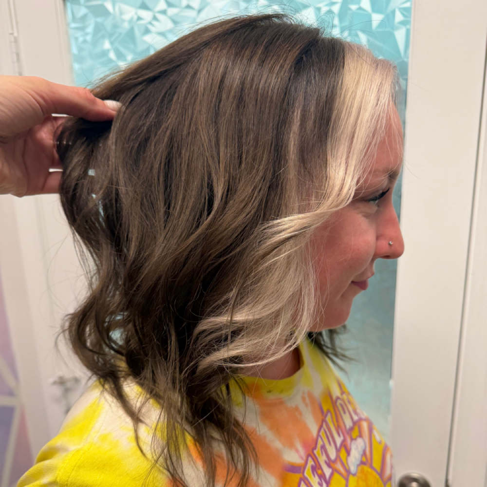 Face Framing Highlight & Toning at LunarFlameHair in Palm Harbor, FL