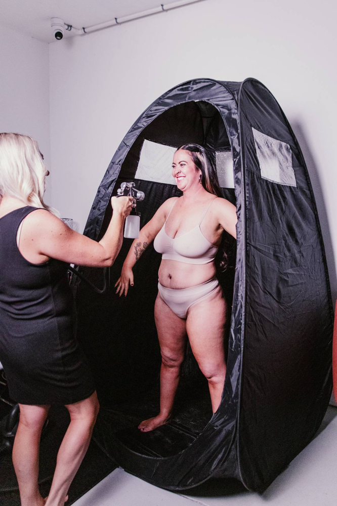 Customized Spray Tan (my home)