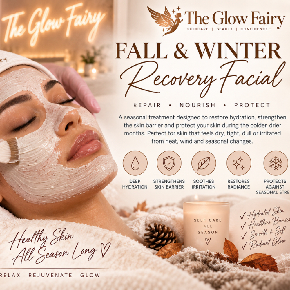 Fall & Winter Recovery Facial at the glowfairy spa in framingham, MA