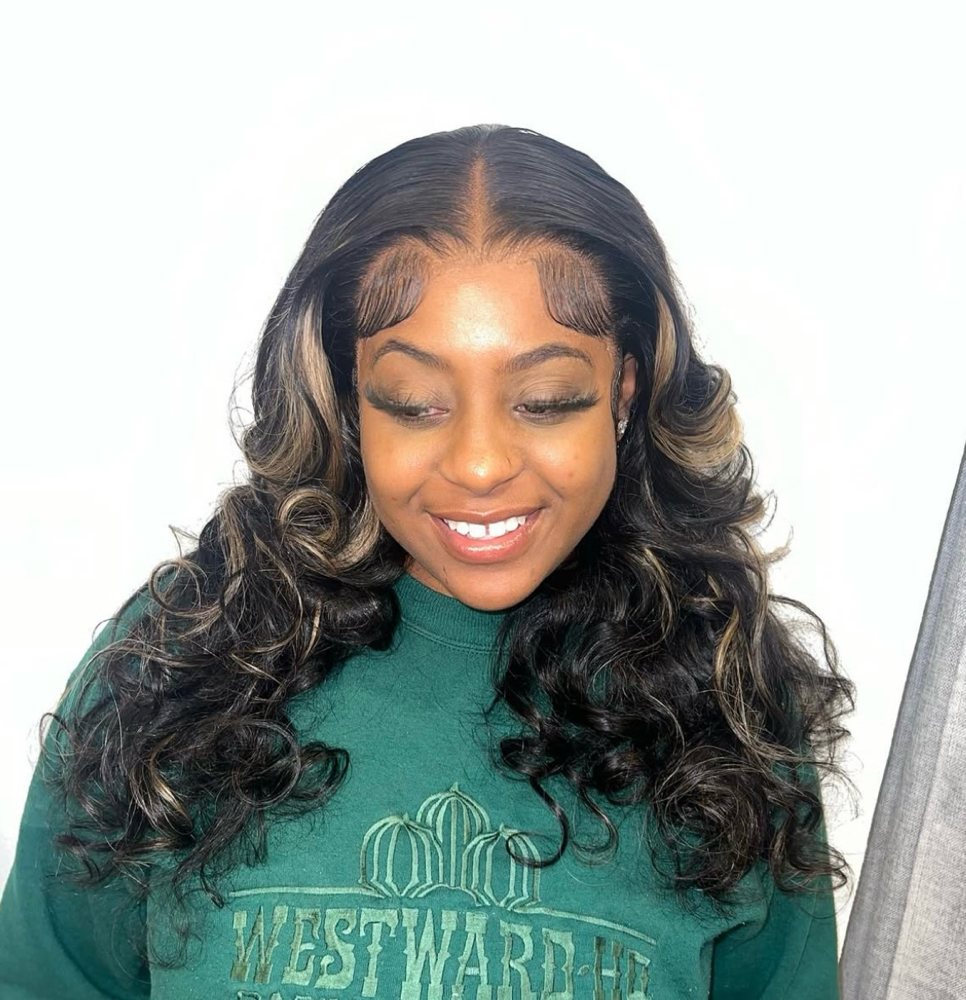 Frontal Wig Install at A Daye’s Journei Beauty Bar in DeSoto, TX