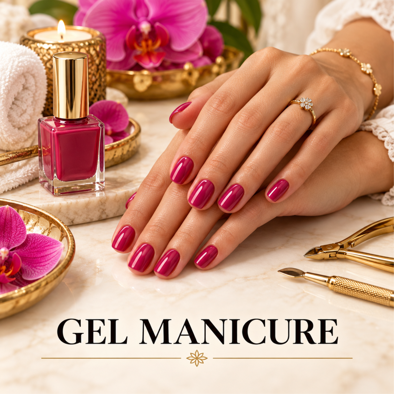 GEL MANICURE at Cataleya's Nail Salon and Boutique in Phoenix, AZ
