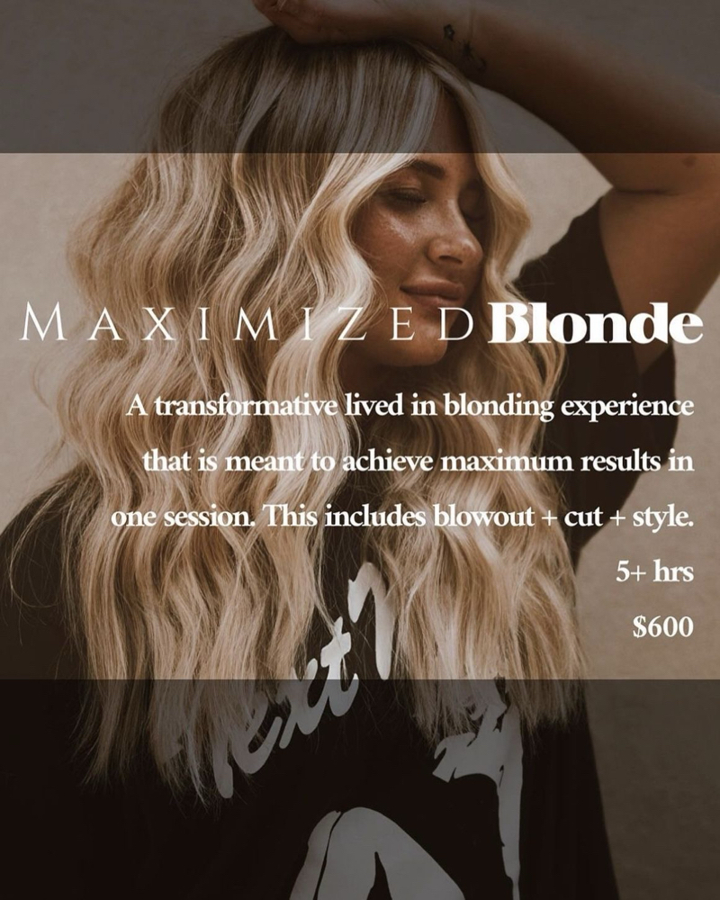 Maximized Blonde at Heather Does Hair Jax in Jacksonville, FL