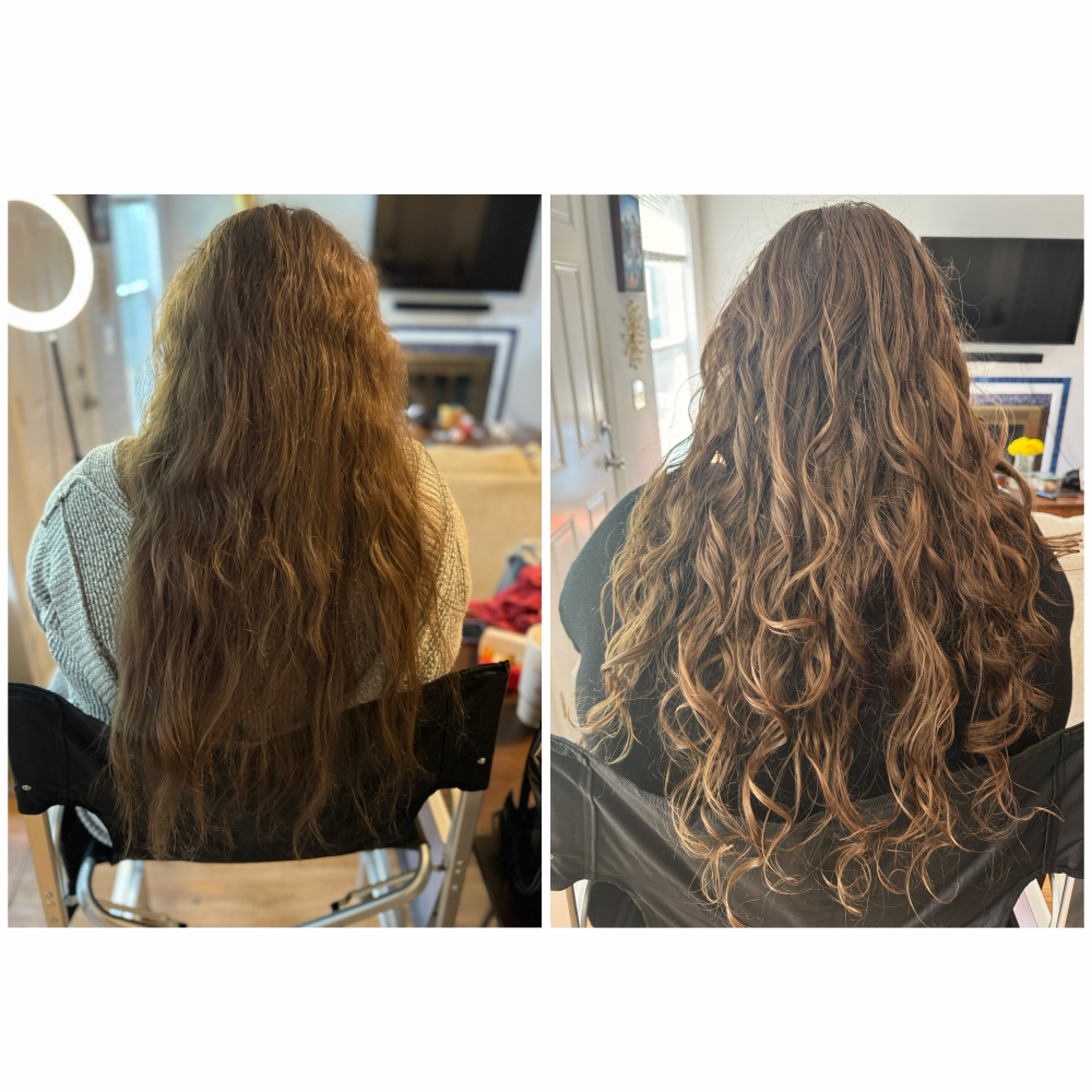 Style & Diffuse Natural Curls at Megan Davis Makeup in Brentwood, TN