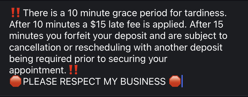 🛑 READ BEFORE BOOKING🛑