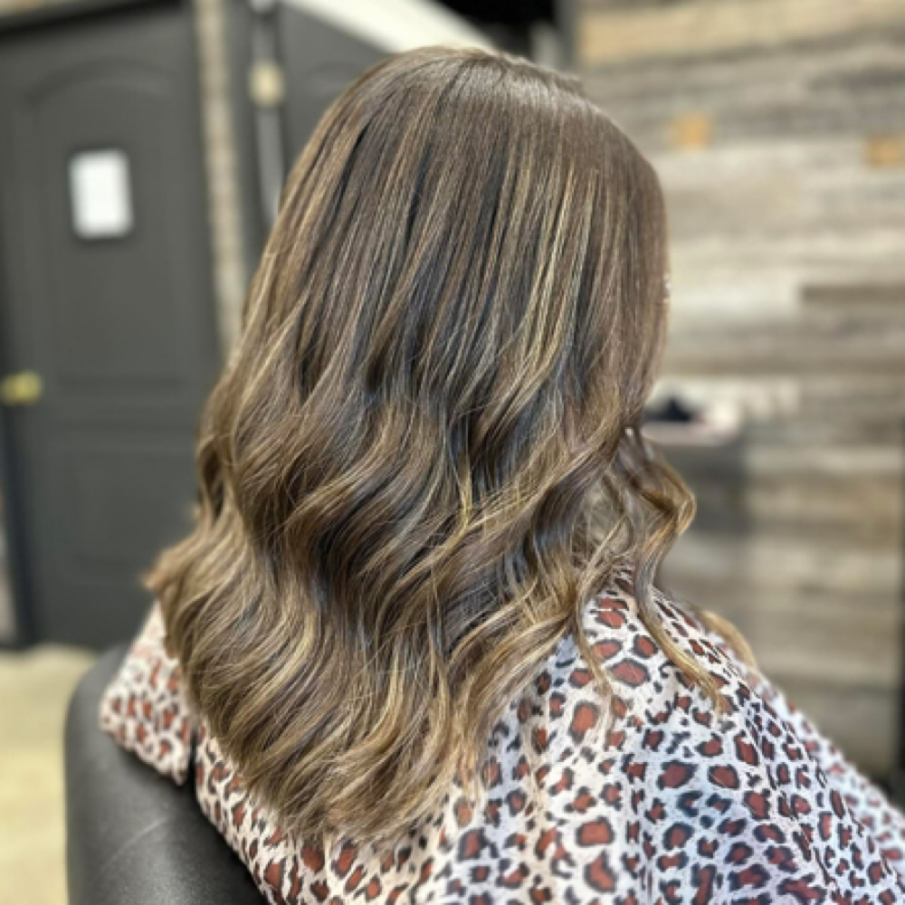All Over Color + Highlight at Mystic Mountain Salon & Boutique in Sonora, CA