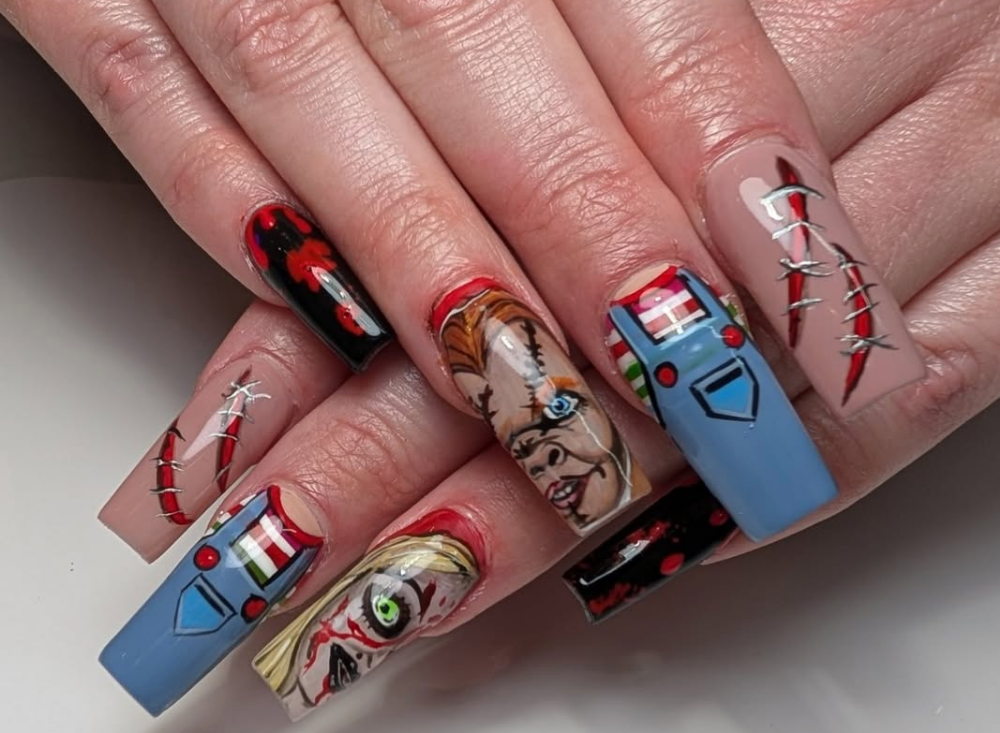 Hand Painted Art at The Lacquer Manor in Rancho Cucamonga, CA