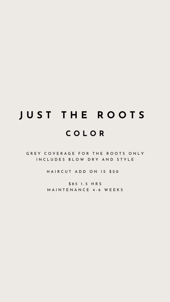 Just The Roots Color