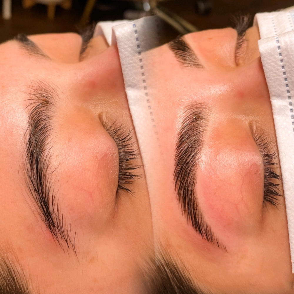 Brow Lamination, Dye & Design