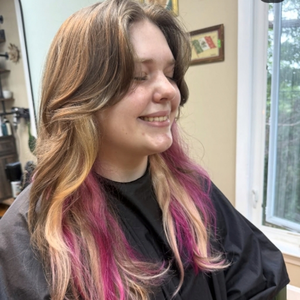 Double Process at Electric Eye Holistic Hair Studio in South Portland, ME