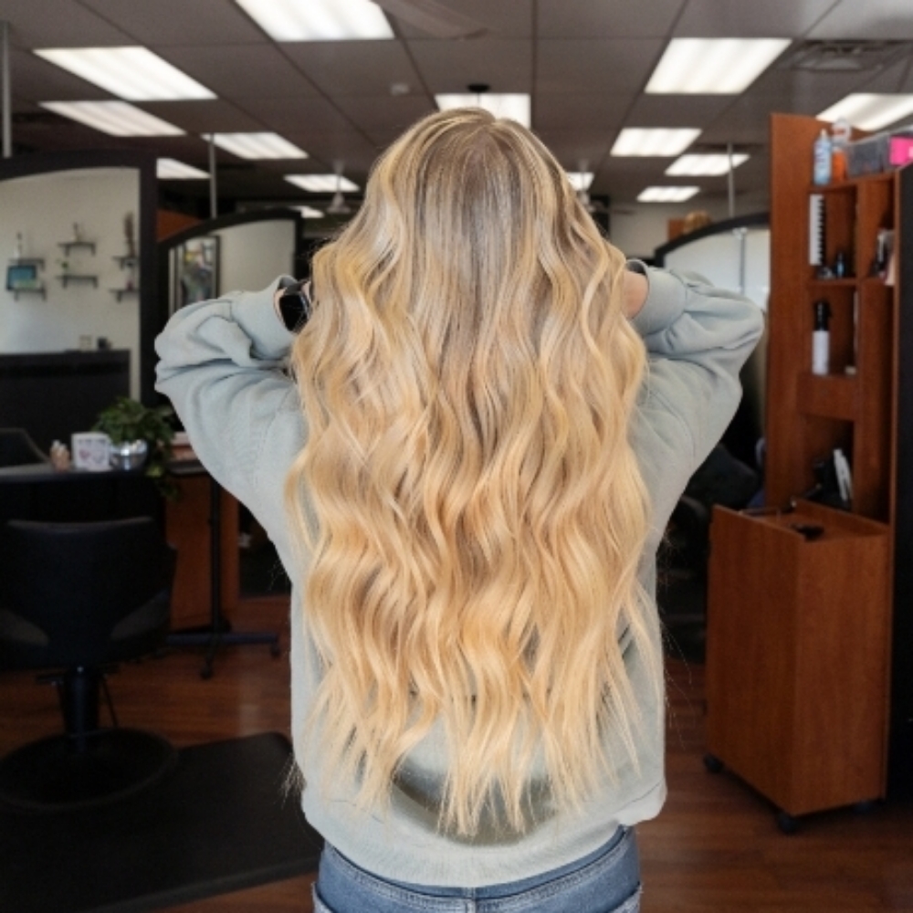 Extension Reinstall -3 Rows at Wichita Hair Extension Co. LLC in Andover, KS