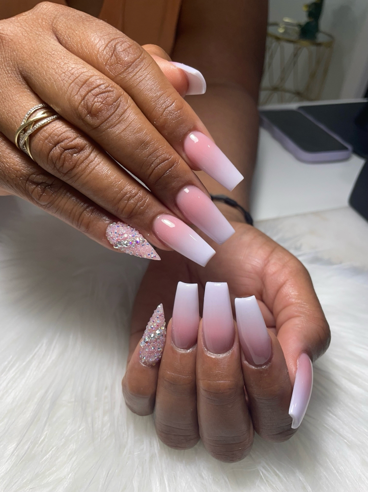 Ombré Full Set - ACRYLIC at TeeNailz in Kissimmee, FL