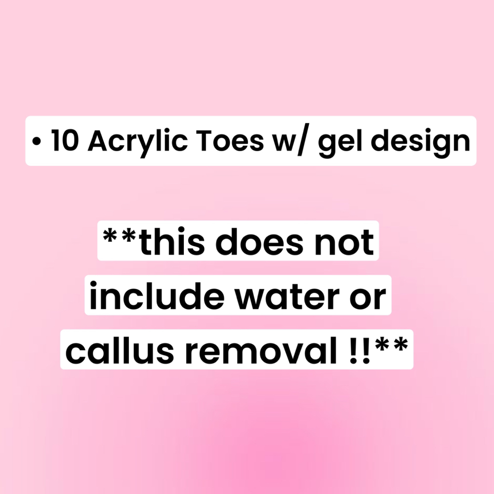 Toe Acrylic Overlay