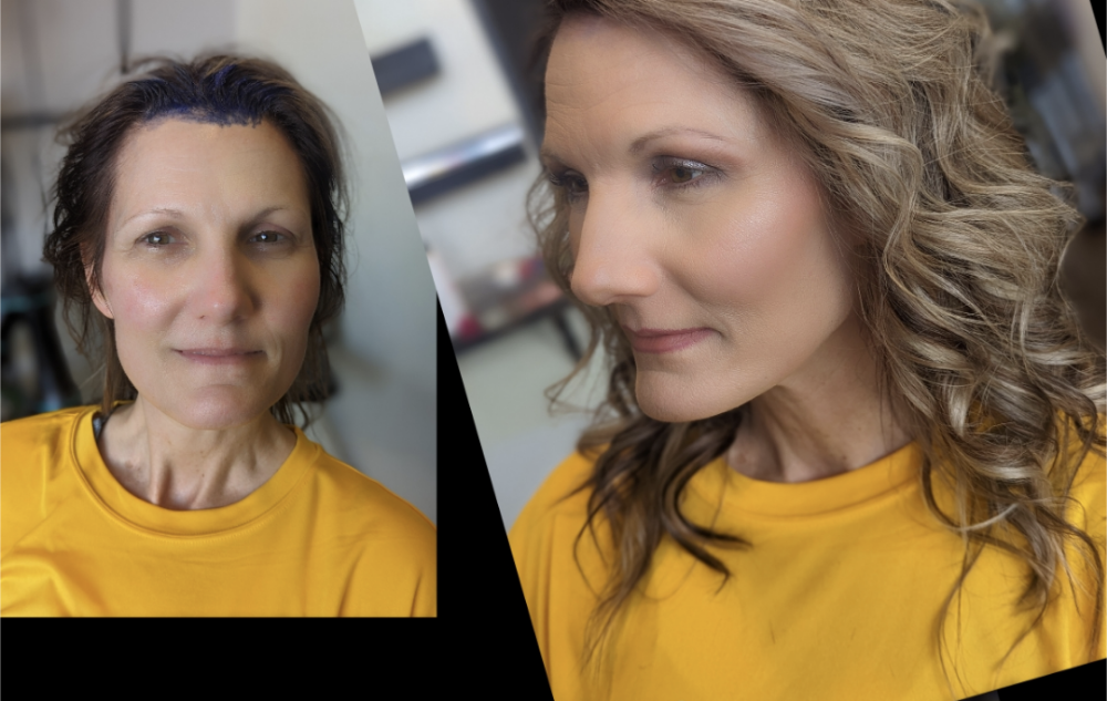 Full face makeup