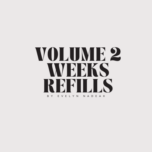 Volume 2 Week Refill💕