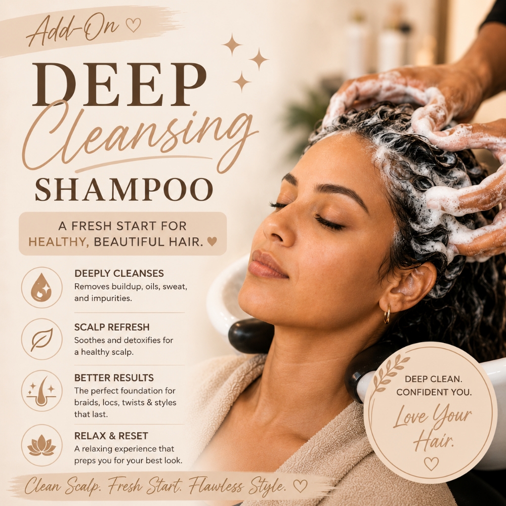 Deep Cleansing Shampoo at Regina's Hair & Nail Studio in Corning, CA