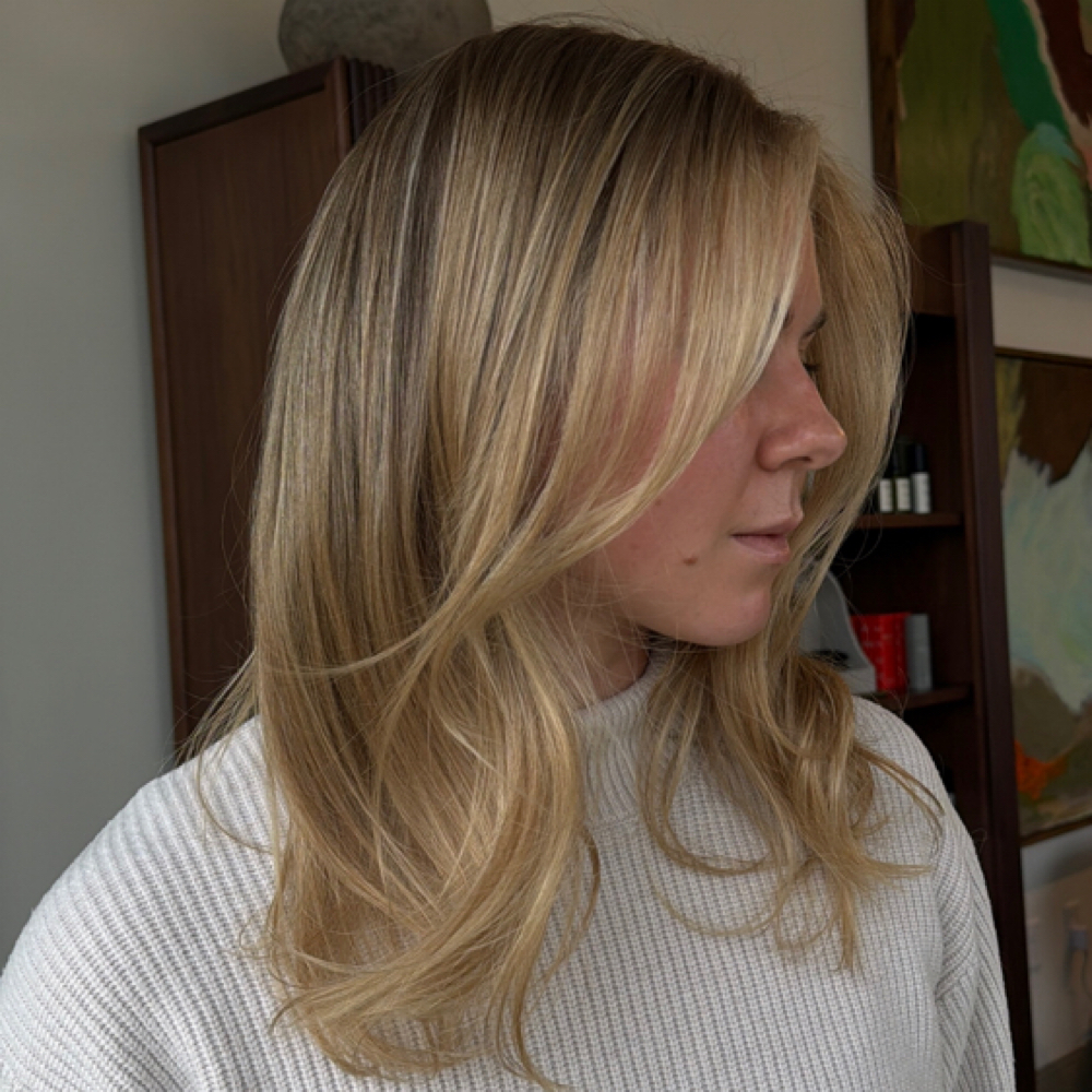 Partial Custom Lightening at Hair Perks By Emily in Fort Worth, TX