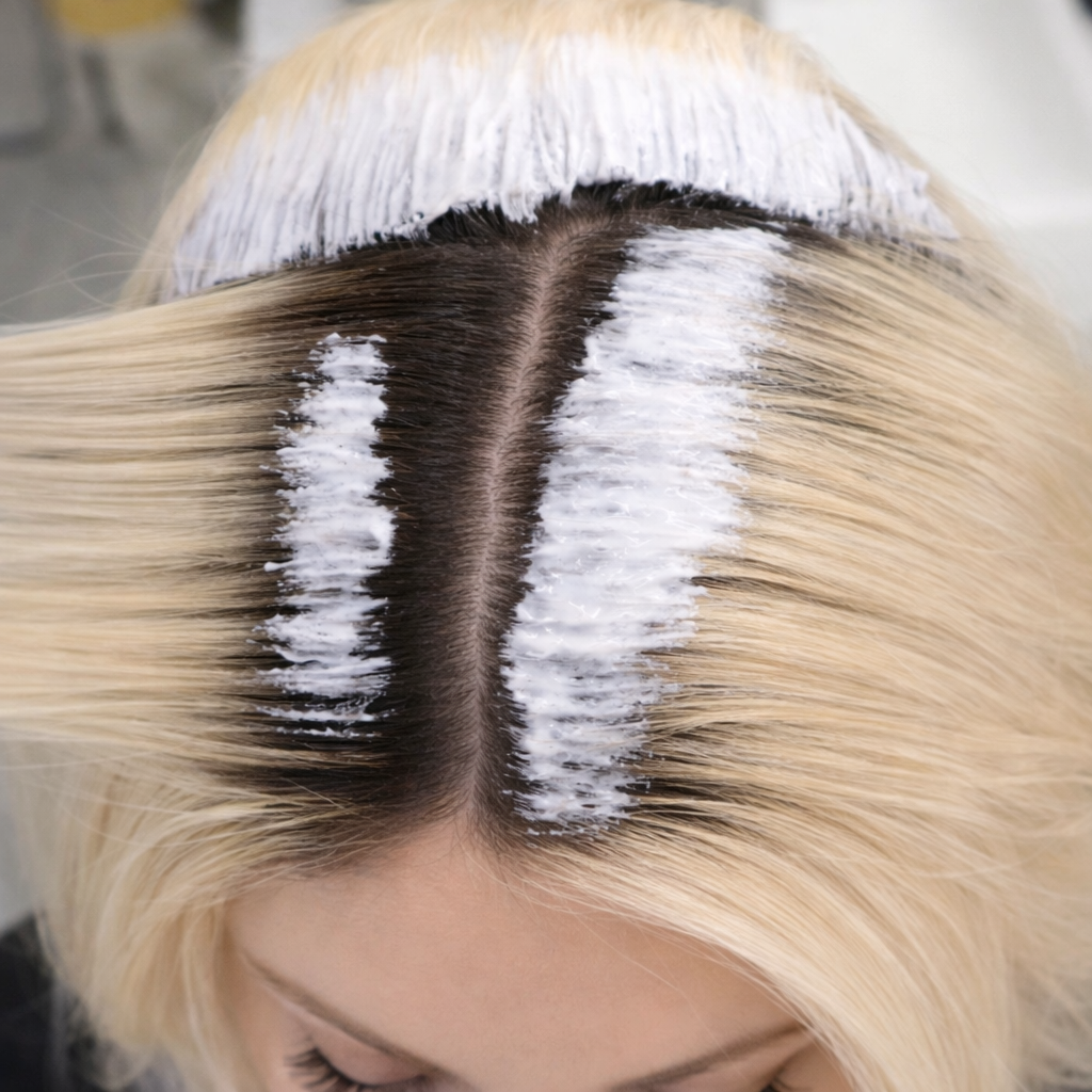 Blonding Retouch/Retoque de Rubio at Eden Hair Co. in Arlington, TX