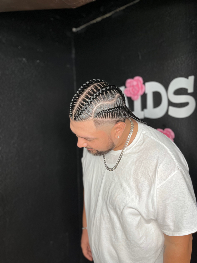 4 Stitch Braids For Men