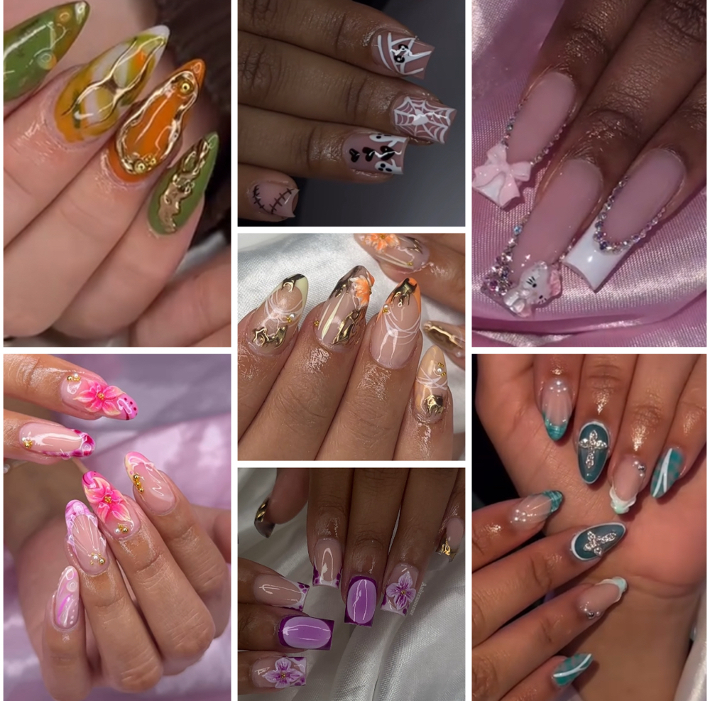 Tier 3 Nail Art at Andreas Beauty Ave in Lawrence, IN