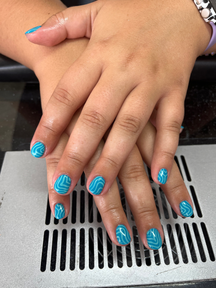 Gel Mani (Intricate Nail Art)