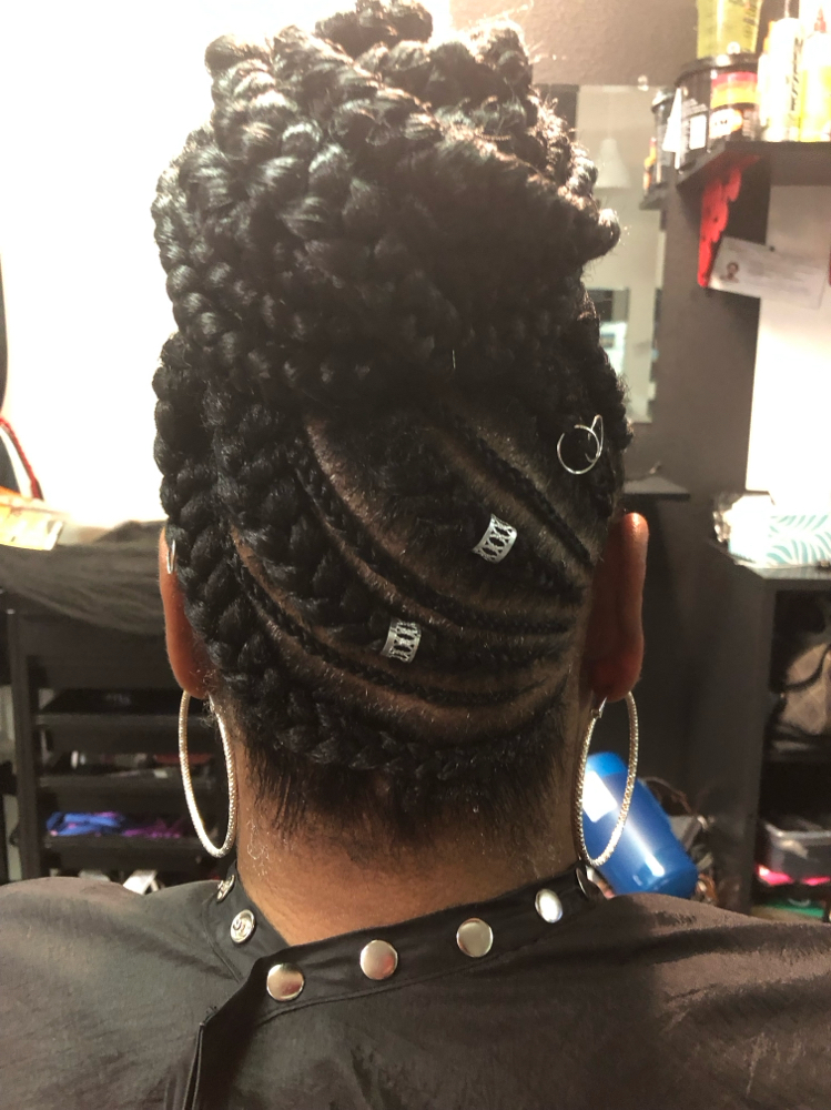 Braid Updo at KG Stylez N Cutz in Katy, TX