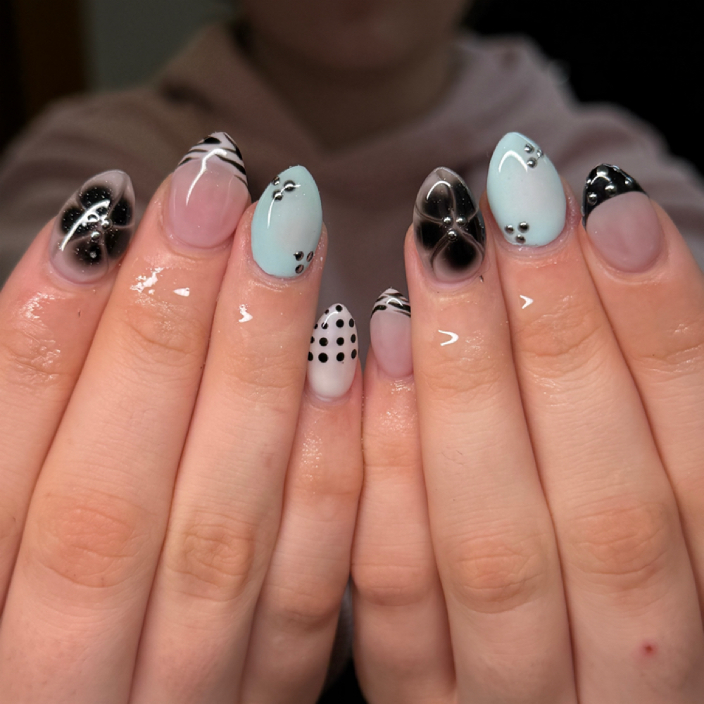 Acrylic Overlay at nailsbygabriellelyn in Waterville, ME