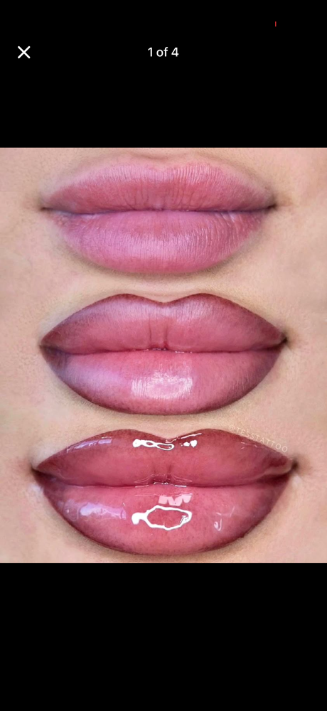 Lip Blush Model at Elements of Esthetics in Arlington, TX