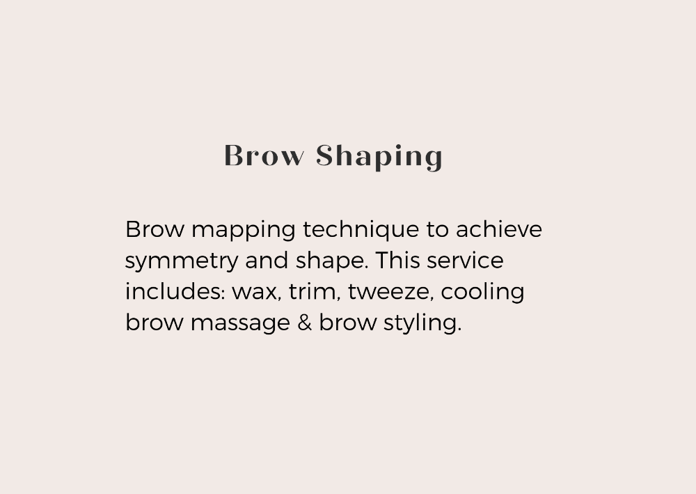 Brow Shaping (Wax)