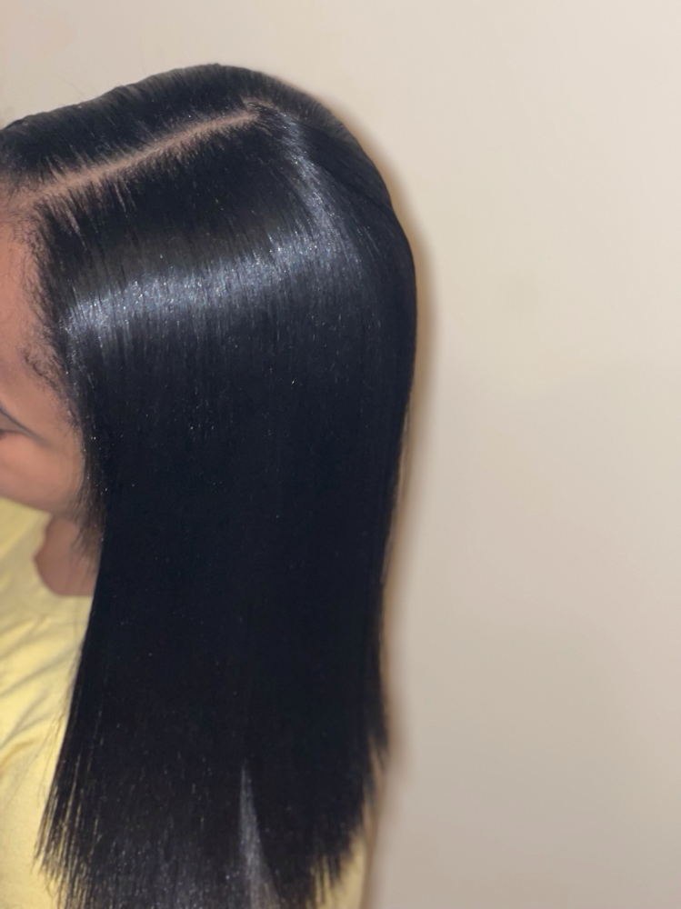 Keratin hair treatment