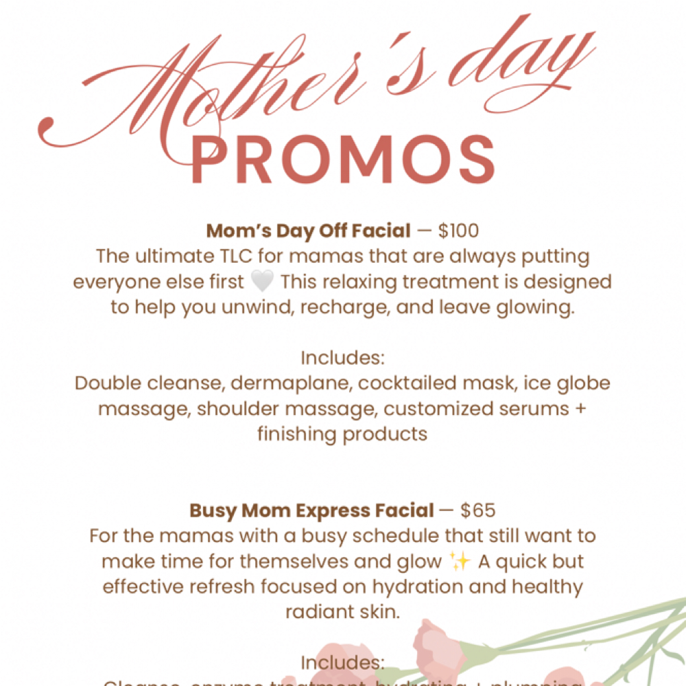 Mothers Day: Busy Mom Express Facia at SKNGLO Aesthetics in Victorville, CA