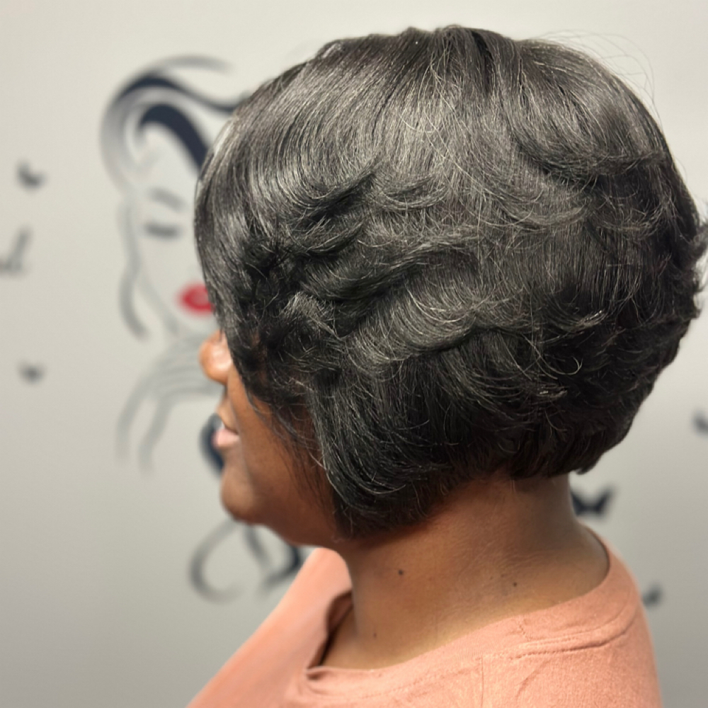 Touch up Relaxer & Style at Beauty Rhon-Da-Show in Memphis, TN